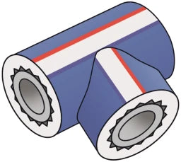 KE KELIT KE30-LX4 KE PP-RCT LX T-Stück egal 32 Isolierst. 4mm   – 2562541