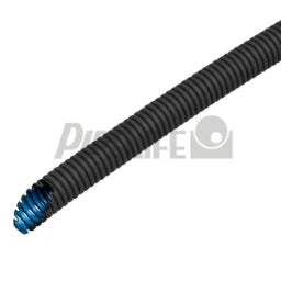 PIPELIFE Biegsames PROFILINE Panzerrohr mittel Ø32mm schwarz, UV-stabilisiert   – PXMUV32