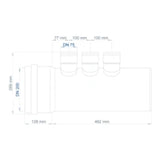 POLOPLAST PO Lüftungsverteiler kompakt POLO-KWL DN 200/6x75   – 03584