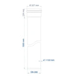 POLOPLAST PO Steckmuffenrohr POLO-KAL NG DN 200/1000   – 02951