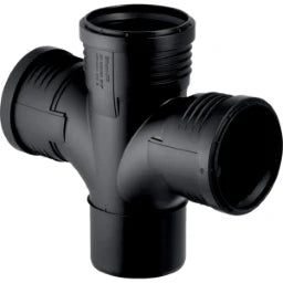 GEBERIT GE Silent-PP Abzweiger zweifach 87,5 Gr. d110/110/110mm   – 390.566.14.1