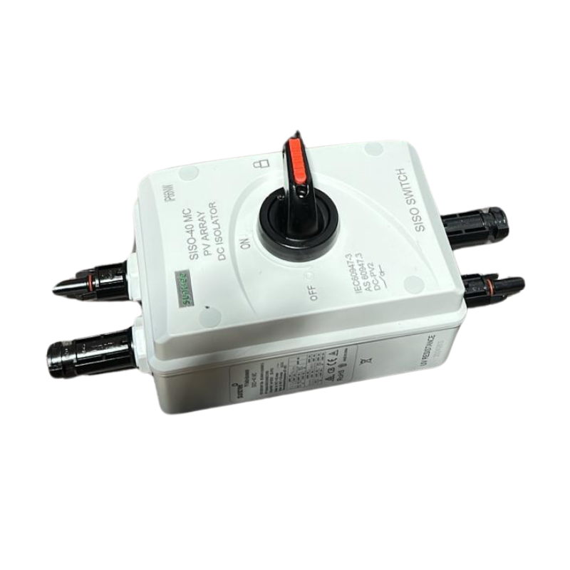 Suntree SISO-40 DC Switch Trennschalter 1000V DC / 32A IP66 MC4 Stecker SALE