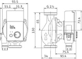 WILO Wilo Nassläufer-Hocheffizienzpumpe Yonos PICO plus 25/1-6-130, G11/2, 30W  – 4215505