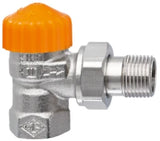 HEIMEIER Thermostat-Ventilunterteil DN15 (1/2") Eclipse, Eck, vernickelt  – 3931-02.000