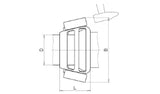 HAWLE Schubsicherung Fig.1254 PN 10/16 f.PVC AD  90 mm   – 5007902