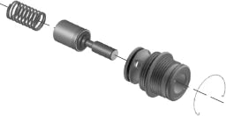 CONTI Conti Kolbenkopfstück Ölhydraulik mit Feder, Spindel, Aufnahme und Seegerring  – CONZ0900000
