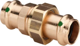 VIEGA Viega Verschraubung mit SC Sanpress 2260 flachdichtend in 22mm Siliziumbronze   – 126 124