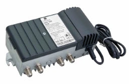 TRIAX Verstärkung  vorwärts 20 dB, rückwärts 2 0 dB, max. Ausgangspegel 98/100 dBµV (42  – 323150