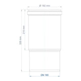 POLOPLAST PO Langmuffe POLO-KAL NG DN 160   – 02336