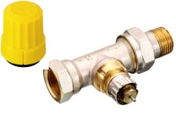 DANFOSS Danfoss Ventilgehäuse RA-UN 15 R 1/2, Durchgang, matt vernickelt   – 013G3004