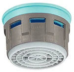 NEOPERL Neoperl Cascade SLC Innenteil hellblau M22/M24/1/2"3/8" SB-Verp.(2 Stk.)  – 10960398