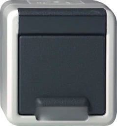GIRA SCHUKO KD WG AP Grau  – 444030
