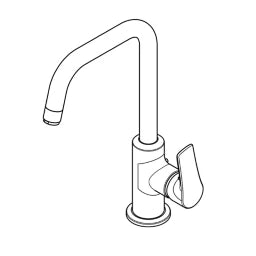 KLUDI Kludi Pure&Solid WT-Einhandmischer seitl.Betätigung   – 340250575