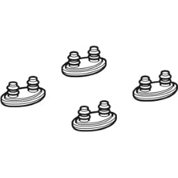 GEBERIT GE Ausgleichspuffer fuer WC-Sitzring AquaClean 4000, Standard   – 242.173.00.1