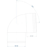 POLOPLAST PO Bogen POLO-KAL XS DN 160/87Grad  – 102164