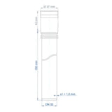 POLOPLAST PO Steckmuffenrohr POLO-KAL XS DN 32/150  – 102000