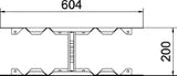 OBO Multifunktionsverbinder für Kabelleiter 60x200 Stahl bandverzinkt  – 6225710