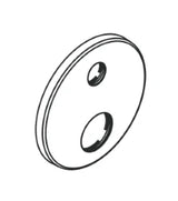 HANSGROHE HG Rosette Wannenmischer Unterputz 150mm chrom  – 98791000