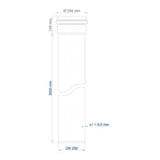 POLOPLAST PO Steckmuffenrohr POLO-KAL NG DN 250/3000   – 02959