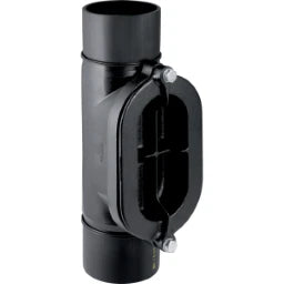 GEBERIT GE PE Putzstueck fuer waagrechte Leitungen 90 Gr. d 125mm 368454   – 368.454.16.1