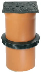 FUNKE KG-Schacht-Teleskoprohr DN315 mit Schachtabdeckung Kl.D m. Dichtmanschette   – KGSCHACHTTTGD0029