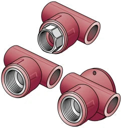 KE KELIT TRI33 T-Stück mit Abgang IG 20x1/2"  – 55220D02