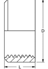 NORDS Nords SchweissmuffeR-203 1/2" Wkst.1.4404 / 316L  – 11-0203-04