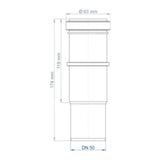 POLOPLAST PO Langmuffe POLO-KAL NG DN 50   – 02332