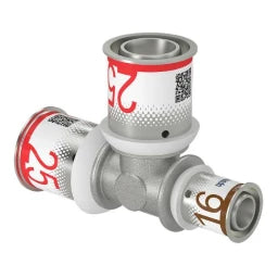 UPONOR Uponor S-Press PLUS T-Stück reduziert 25-25-16   – 1070578