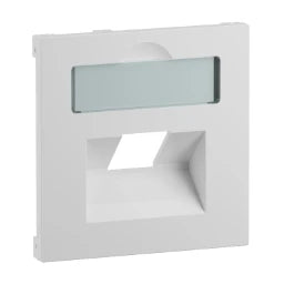 LEGRAND SEANO Abdeckung 1x RJ45 für Datendosen F remdfabrikate, Farbe: Ultraweiss  – 765158