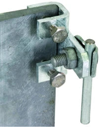 DEHN Anschlussklemme  waagrecht St/tZn f. Profile 3-18mm m. Klemmbock   – 372210