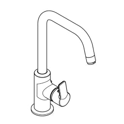KLUDI Kludi Pure&Easy WT-Einhandmischer seitl.Betätigung   – 370230565