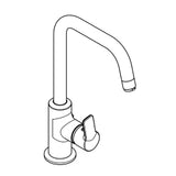 KLUDI Kludi Pure&Easy WT-Einhandmischer seitl.Betätigung   – 370230565