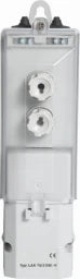 SEITEC Erdkabel-Übergangskasten LAK 75/2 D02 2xDO1 (E14) ohne Sicherungsmaterial grau   – ST373