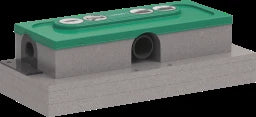 HANSGROHE HG uBox Universal GK für Duschrinnen Ablaufgehäuse für flache Installation   – 01000180