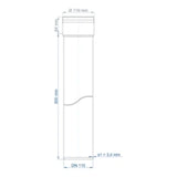 POLOPLAST PO Steckmuffenrohr POLO-KAL XS DN 110/500  – 102042