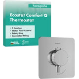 HANSGROHE HG Thermostat UP Ecostat Comfort Q Fertigset 1 Verbraucher chrom  – 33712000