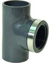 FISCHER GEORG GF T-Stück 90° egal PVC-U d 25x3/4" IG   – 721200207