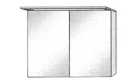 SANIPA Sanipa Passion Koll. 1 Spiegelschrank 100x76x14,9cm, Korpus White  – BPPABMSK1SPS3W