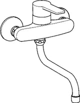 HANSA Hansa Twist Wand-Spültischmischer chrom   – 0969 2193