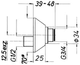 SCHMIEDL GS Exzenteranschluss 1/2"   – GS0150