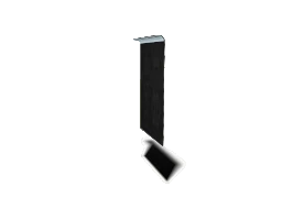 HARGASSNER Prallschutzmatte 1200x1000x3mm mit Befestigungswinkel  – 10000424