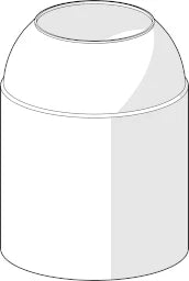 HANSA Hansa Abdeckkappe für Mix- Einhebelmischer chrom   – 59 904 820