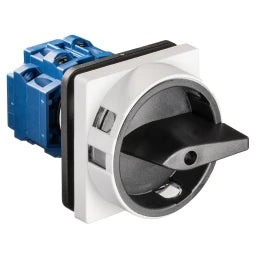 KRAUS&NAIMER Hauptschalt.2-pol.4-Loch-Frontbef.64x64 Ith=20 A,P=1,5 kW(AC23B,230V AC),2,5 mm²   – 70009858