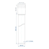 POLOPLAST PO Steckmuffenrohr POLO-KAL XS DN 32/500  – 102002