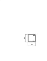 OBO Wand- und Deckenkanal mit Bodenlochung 2 0x20x2000 Polyvinylchlorid reinweiß RAL  – 6191037