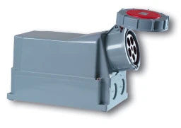 PC ELECTRIC CEE Wandsteckdose 125A 5p 6h IP67   – 145-6