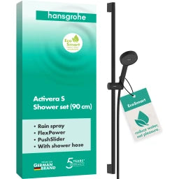 HANSGROHE HG Brauseset Activera S 95 1jet EcoSmart mit Brausestange Typ 95 MSW  – 28042670