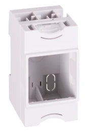 LEGRAND Hutschienenadapter DX3 MSC, 2,5 TE, Grau , für den Einbau von 2-moduligen Mosaic  – 412950