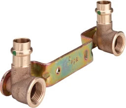 VIEGA Viega Montageeinheit mit SC Sanpress 2222 in 15mmxRp1/2x150mm Siliziumbronze   – 295 462